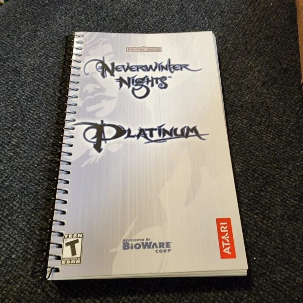 Neverwinter Nights: Platinum -- DVD‎ Edition (PC, 2004) Case And Booklet ONLY